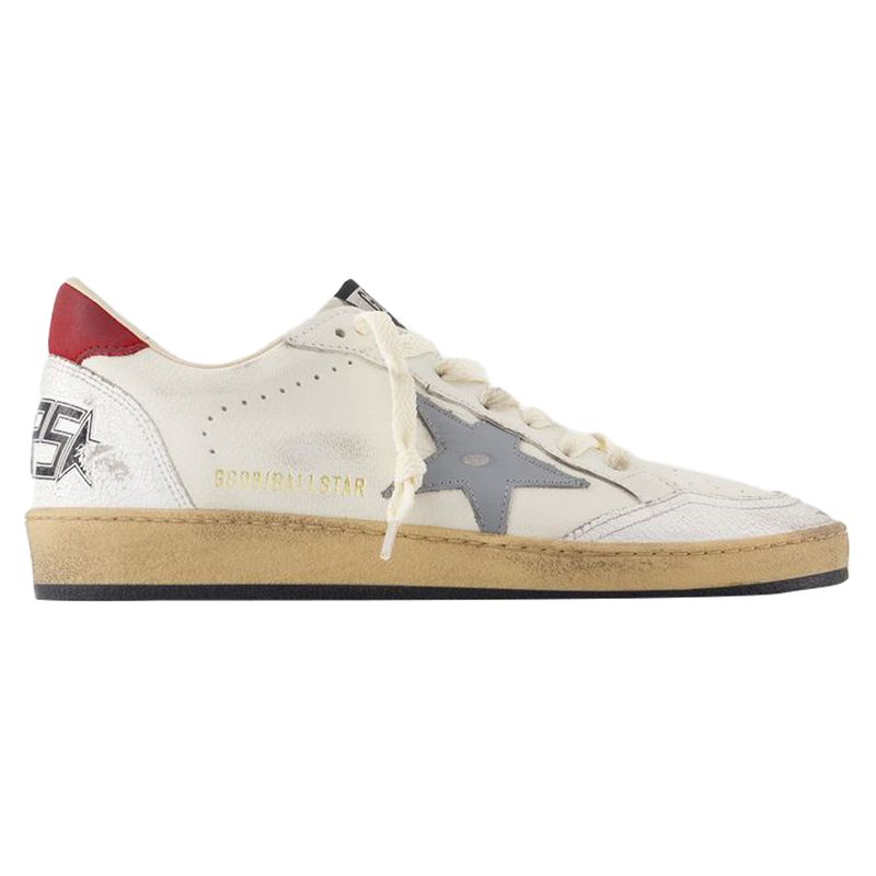 Ball Star Sneakers - Golden Goose Deluxe Brand - Leather - White